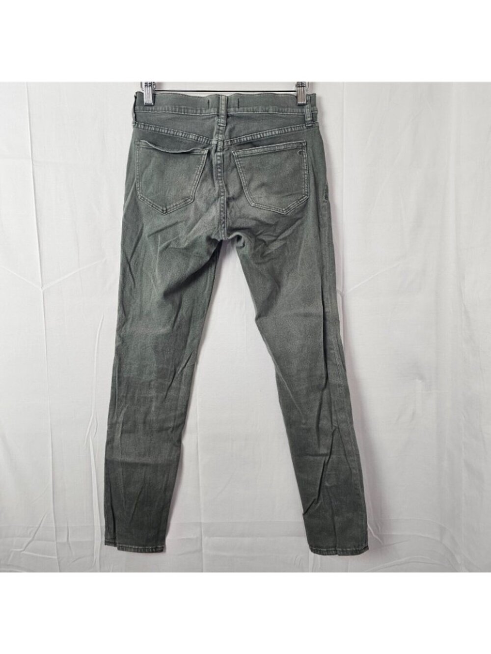 Madewell Skinny Skinny Jeans Womans 25 26x27 Gray Stretch Denim Bohemian - Picture 2 of 10
